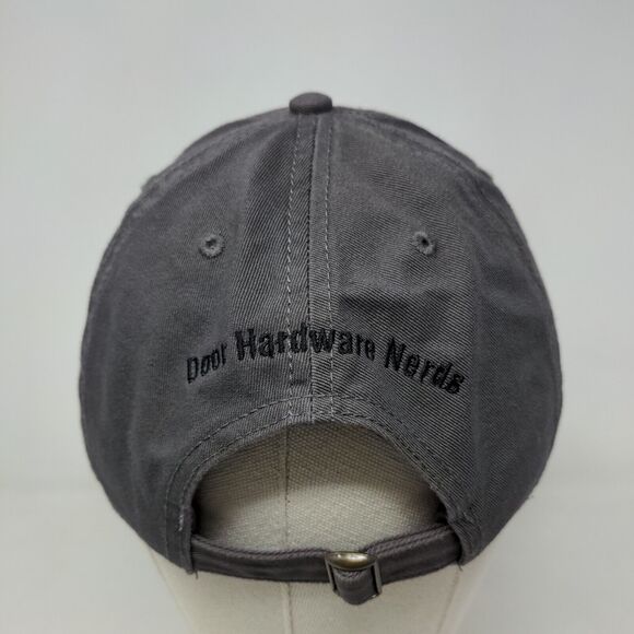 Cap America Men's Slideback Hat Gray Adjustable Embroidered Door Hardware Nerds - Picture 5 of 8